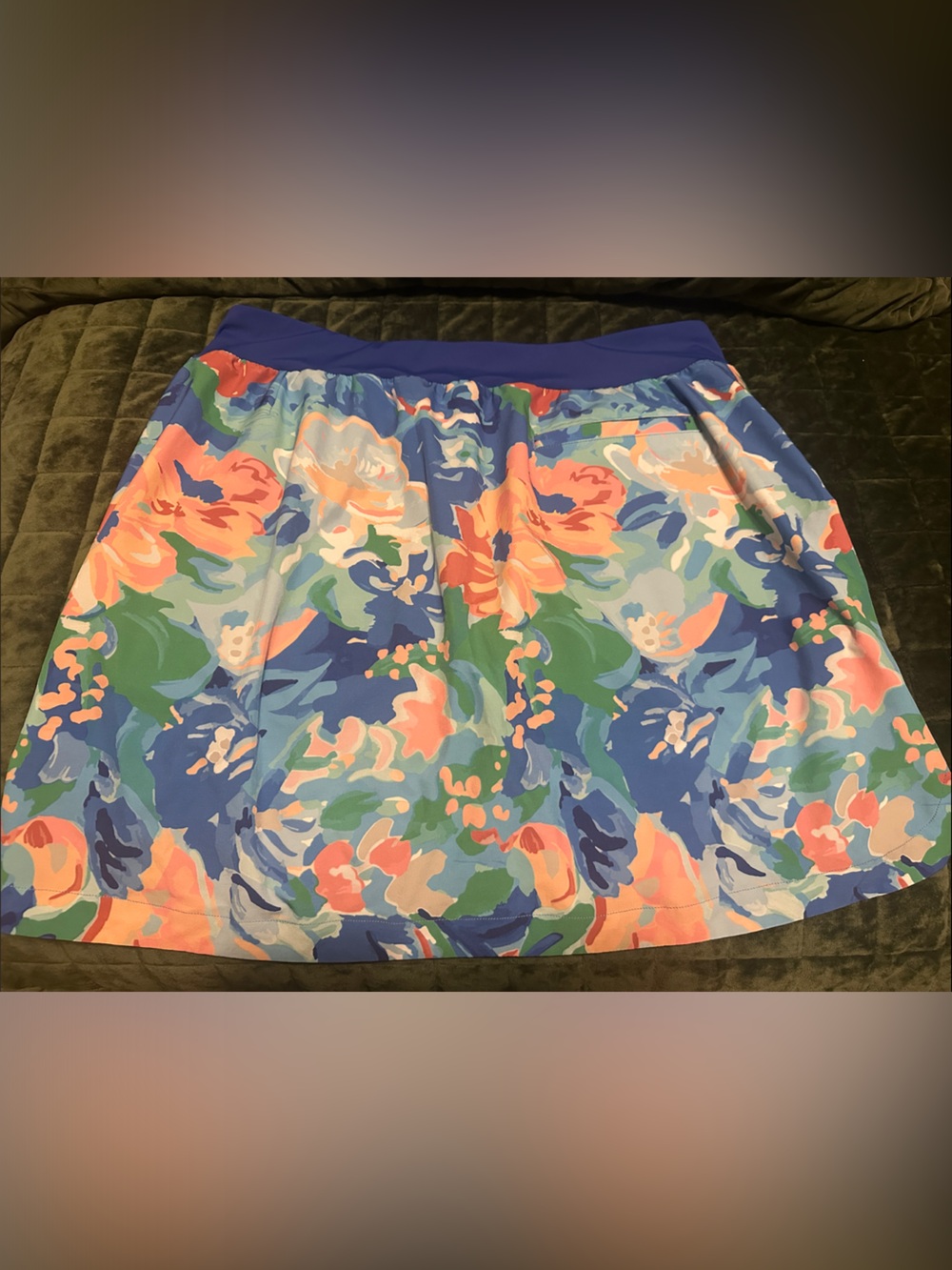 Walter Hagen Multicolor Floral Mini Skirt in Blue, Coral, Green - Picture 6 of 10